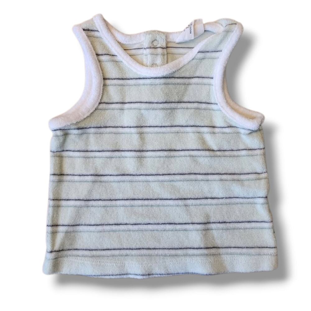 Easy Peasy Striped Terry Tank Top